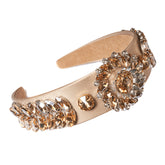 Bentita Ocazie Satin Si Cristale Auriu